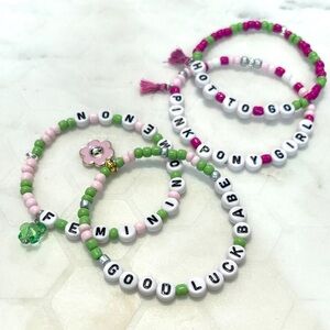 SOLD: “Chappell Roan” Beaded Friendship Bracelets - Set of 4